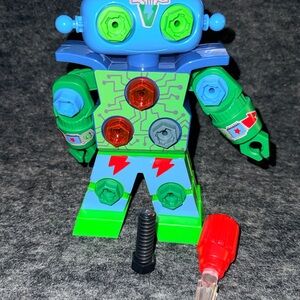 Kidtastic DIY Robot Stem Building Toy Take Apart Screw Design